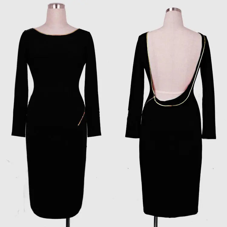 Backless evening dress shuna&