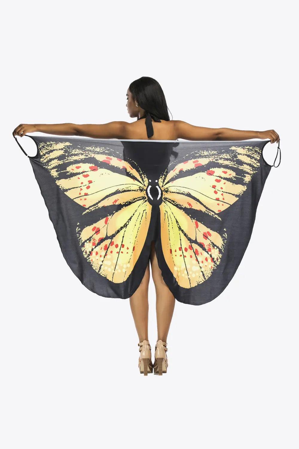 Butterfly Spaghetti Strap Cover Up Trendsi