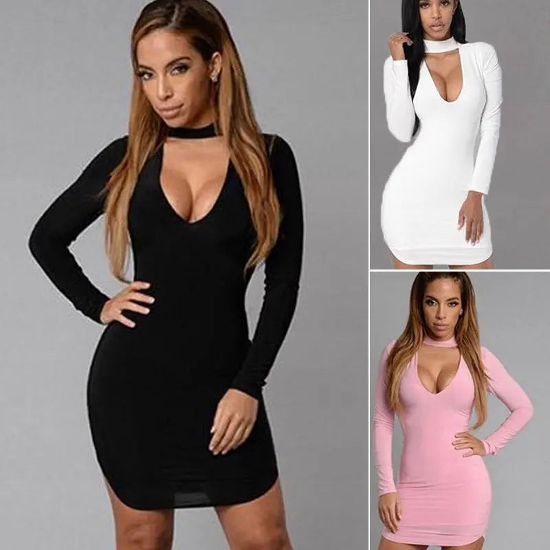 EBay fast selling, European, American, bursting, V collar, cocktail dresses shuna&