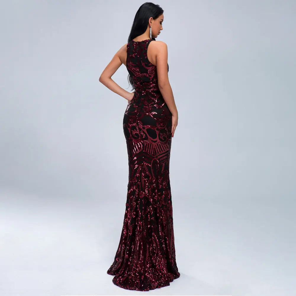 Retro sequin party evening dress shuna&