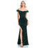 Temperament Split Fishtail Dress Long Bridesmaid Toast Dress shuna&